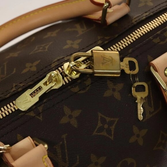 LOUIS VUITTON Monogram Keepall Bandouliere 50 Boston Bag M41416 LV Auth 129962V - Picture 6 of 14